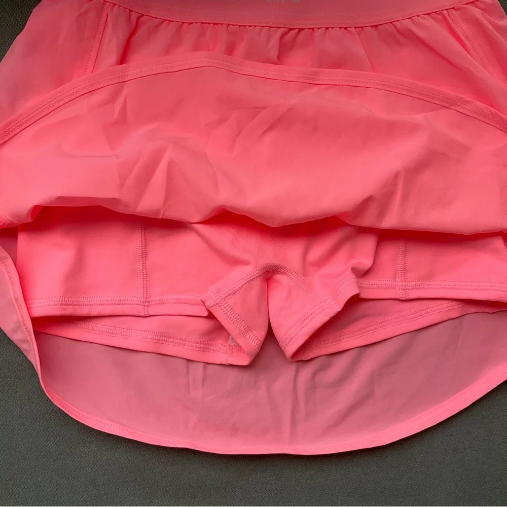 Alo Yoga Match Point Tennis Skirt Neon Bubblegum XXS